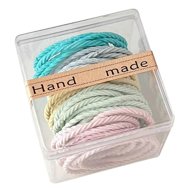 50pcs Women Hair Bands Tight Firmly High Elasticity Colorful Hair Ties Hair Accessories for Girls