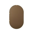 thumbnail image 4 of Elegant Decor Metal Frame Oval Mirror 36x60 Inch in Brass, 4 of 11