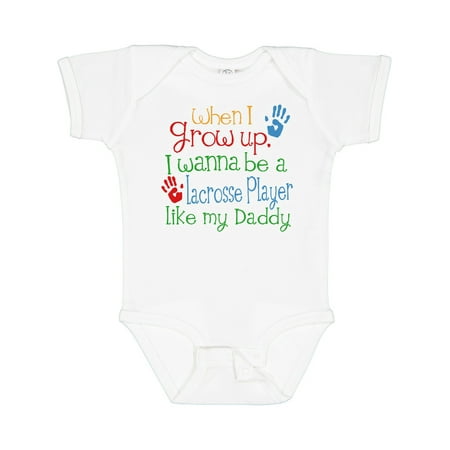 

Inktastic Lacrosse Player Like Daddy Gift Baby Boy or Baby Girl Bodysuit