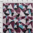 thumbnail image 3 of oneOone Cotton Jersey Black Fabric Geometric Sewing Material Print Fabric By The Yard 58 Inch Wide-3V, 3 of 6
