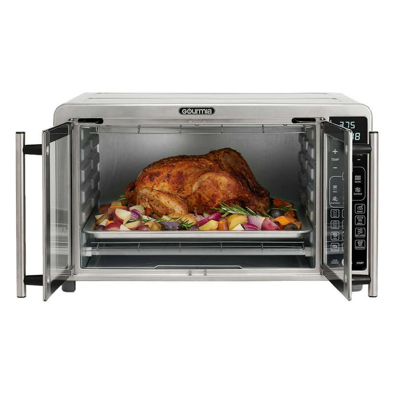 Gourmia XL Digital Air Fryer Toaster Oven with Single-Pull French Doors 