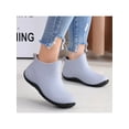 thumbnail image 4 of Ferndule Womens Waterproof Round Top Rain Boots Casual Comfortable Ankle Bootie Garden Shoe Outdoor Stylish Slip On, 4 of 4