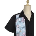 thumbnail image 5 of Men Casual Shirts Panel Pattern Button Down Shirt, 5 of 6