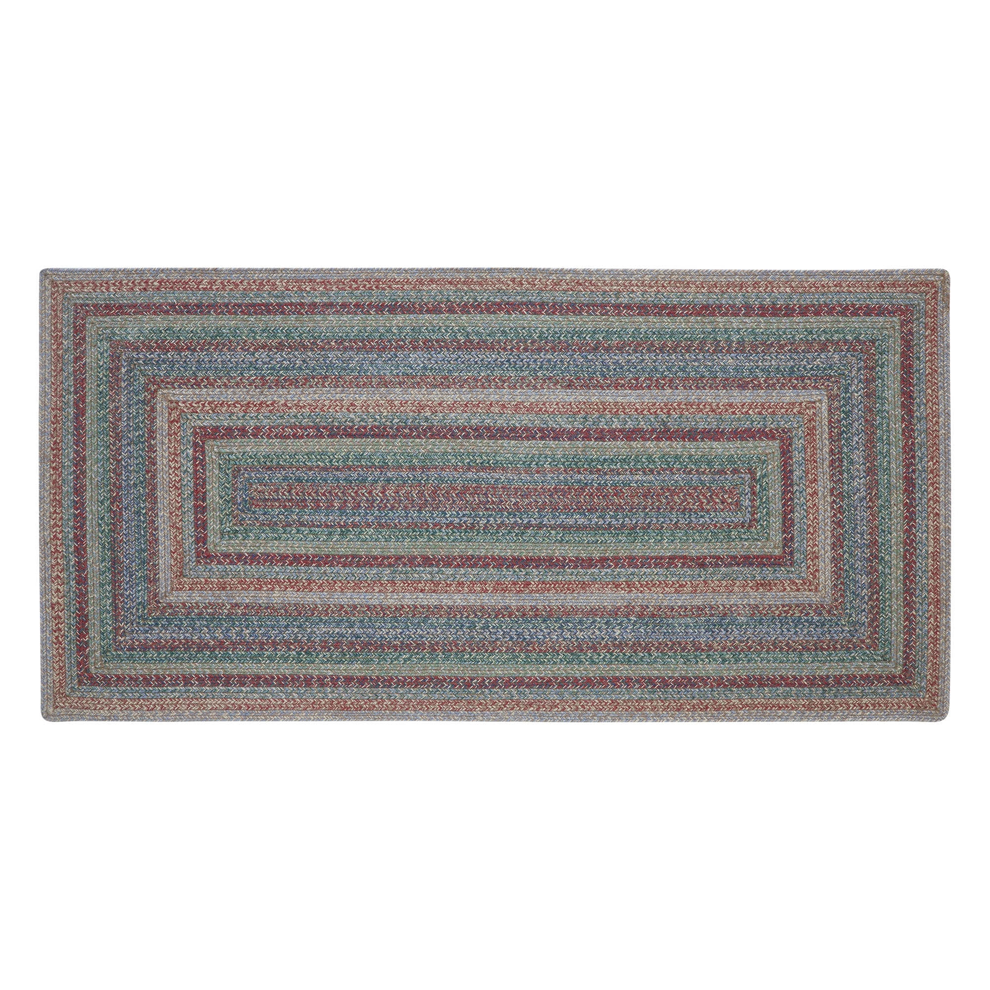 VHC Brands Multi Jute Rug Rect w/Pad 36x72