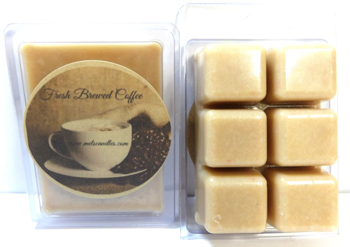 TWO PACKS of Fresh Ground Coffee - 3.4 Ounce Pack of Soy Wax Tarts / Melts