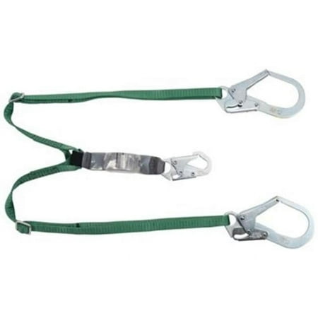 MSA 454-10191758 6 ft. V-Series Standard Twin-Leg Adjustable Energy Absorbing Lanyard
