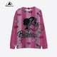 thumbnail image 3 of Sudadera nueva para mujer 2024, jersey con estampado de Barbie de dibujos animados, primavera y otoño, informal, holgada, con cuello redondo, regalo, 3 of 4