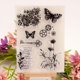 thumbnail image 1 of Sellos de flores de mariposa sellos transparentes para manualidades para hacer tarjetas de Scrapbooking Hugtrwg Para estrenar, 1 of 6