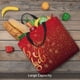 thumbnail image 5 of Balery Merry Christmas Bolsa de Mano para Mujeres con Cremallera, Bolsa de Gimnasio con Compartimentos, Bolsa para Laptop, Bolsa para Trabajo, 5 of 7