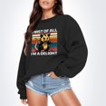 thumbnail image 1 of TINZ Chandails Imprimés Automne et Hiver pour Femmes Haut Usé Chandails Graphiques pour Femmes T-Shirt Coloré, 1 of 4