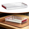 thumbnail image 1 of BIZHua Stackable Plastic Storage Tub, Latching Secure Lid, Clear Visible Body, Linens Craft Organizing, 1 of 8