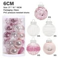 thumbnail image 2 of 25pcs Christmas Decorations, 6cm Xmas Tree Hanging Ball Xmas Tree Hanging Balls Xmas Hanging Balls Decor Decoration Christmas Decoration, 2 of 5