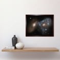 thumbnail image 2 of Hubble Space Telescope Image ARP 143 Cosmic Battle In A Spectacular Collision Between Two Galaxies The Blue Star-Forming Spiral NGC 2445 And NGC 2444 Art Print Framed Poster Wall Decor 12x16 inch, 2 of 5