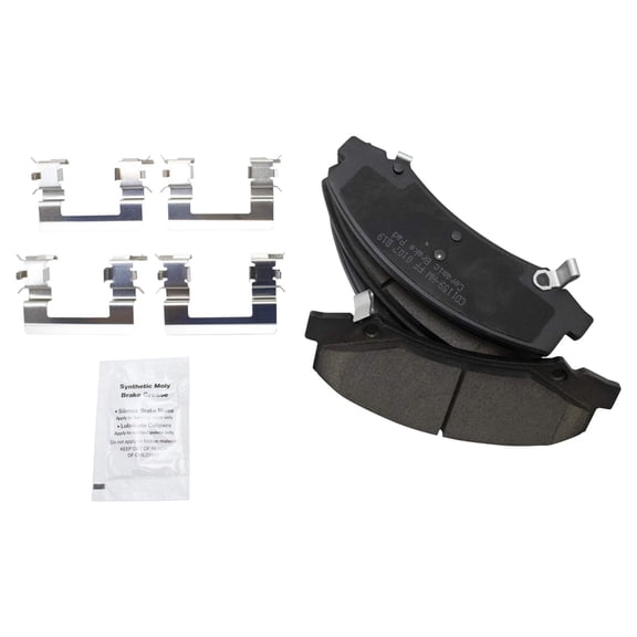 TRQ Front Ceramic Brake Pad Set Left LH & Right RH for Chevy Cadillac Buick BFA73123 Fits select: 2006-2013 CHEVROLET IMPALA, 2014-2016 CHEVROLET IMPALA LIMITED