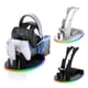 thumbnail image 3 of For Desktop Storage Stand Controller Stand with RGB Lights Headphone/Handle/Remote/Disc Desktop Storage Stand, 3 of 5