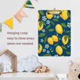 thumbnail image 5 of FMSHPON Tropical Yellow Lemon Blue Clipboard Hardboard Wood Nursing Clip Board and Pull for Standard A4 Letter 13x9 inches, 5 of 5