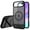 Black, variant on ELEHOLD For iPhone Air Magnetic Case, Invisible Kickstand Charge While Standing Shockproof Translucent Matte Soft Silicone Bumper Phone Case ,Black