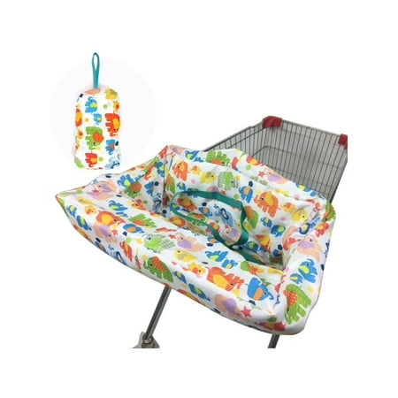 Portable High Chair Cover - Foldable Portable Toddler Baby Kids Shopping Trolley Cart Seat Pad High Chair Cover Protective Mat