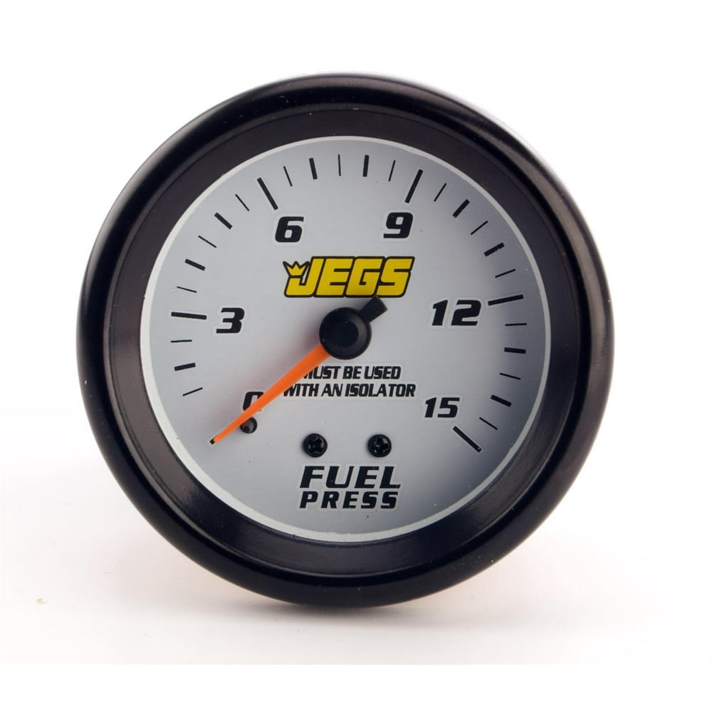 JEGS 41245 25/8" Mechanical Fuel Pressure Gauge
