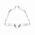 thumbnail image 1 of Large Christmas Cookie Cutters 4" Holiday Cookie Cutters Stainless With Recipe Instruction Snowman Christmas Tree Snowflake.., 1 of 7