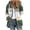 Green, variant on Fesfesfes Fashion Women's Fleece Jacket Zipper Flannel Jacket Tops Long Sleeve Shirt Color Match Hooded Blouse Sweatshirt Under $10