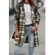 thumbnail image 2 of Abrigo PRETTYGARDEN Shacket Grande de Mezcla de Lana a Cuadros Verde, 2 of 8