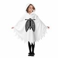 thumbnail image 3 of Zylarhe Girls Halloween Jumpsuits Dance Stage Performance Party Outfit Playful Home Wear for Toddlers White 4-5 Years, 3 of 8
