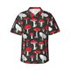 thumbnail image 3 of Camisas de manga corta con estampado de anclas y hongos hawaianos para hombre, camisas de playa para vacaciones de verano, camisetas lindas de dibujos animados para mujer y niño, 3 of 5