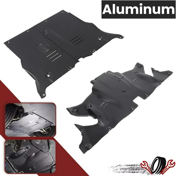 Front & Rear Skid Plate For 2017-2024 Tesla Model 3 & Y Engine Guard Under Cover