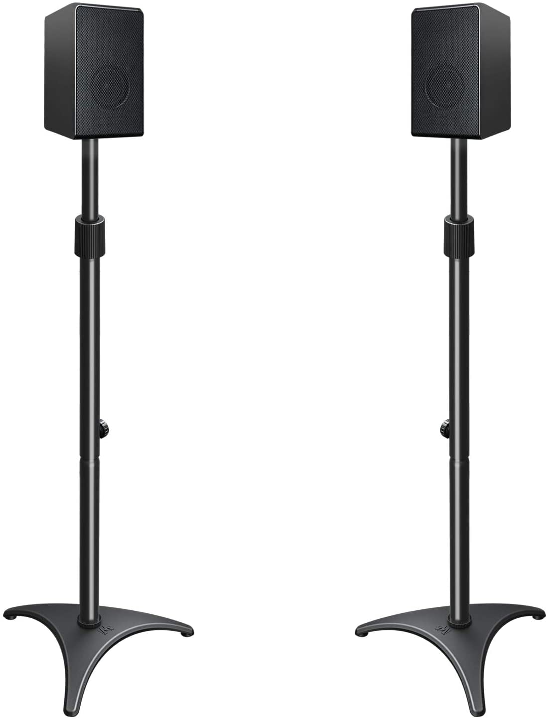 Mounting Dream Height Adjustable Speaker Stands Mounts Extends 36” to