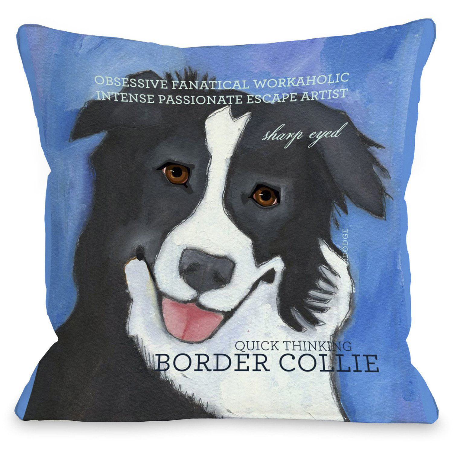 Bearded Collie Gifts Dog Accessories Floral Bearded Collie Throw Pillow 16x16 Multicolor 