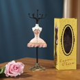 thumbnail image 4 of Resin and Iron Jewelry Rack Delicate Mannequin Presentation Shelves Modern Jewelry Display and Storage Rack, 4 of 8