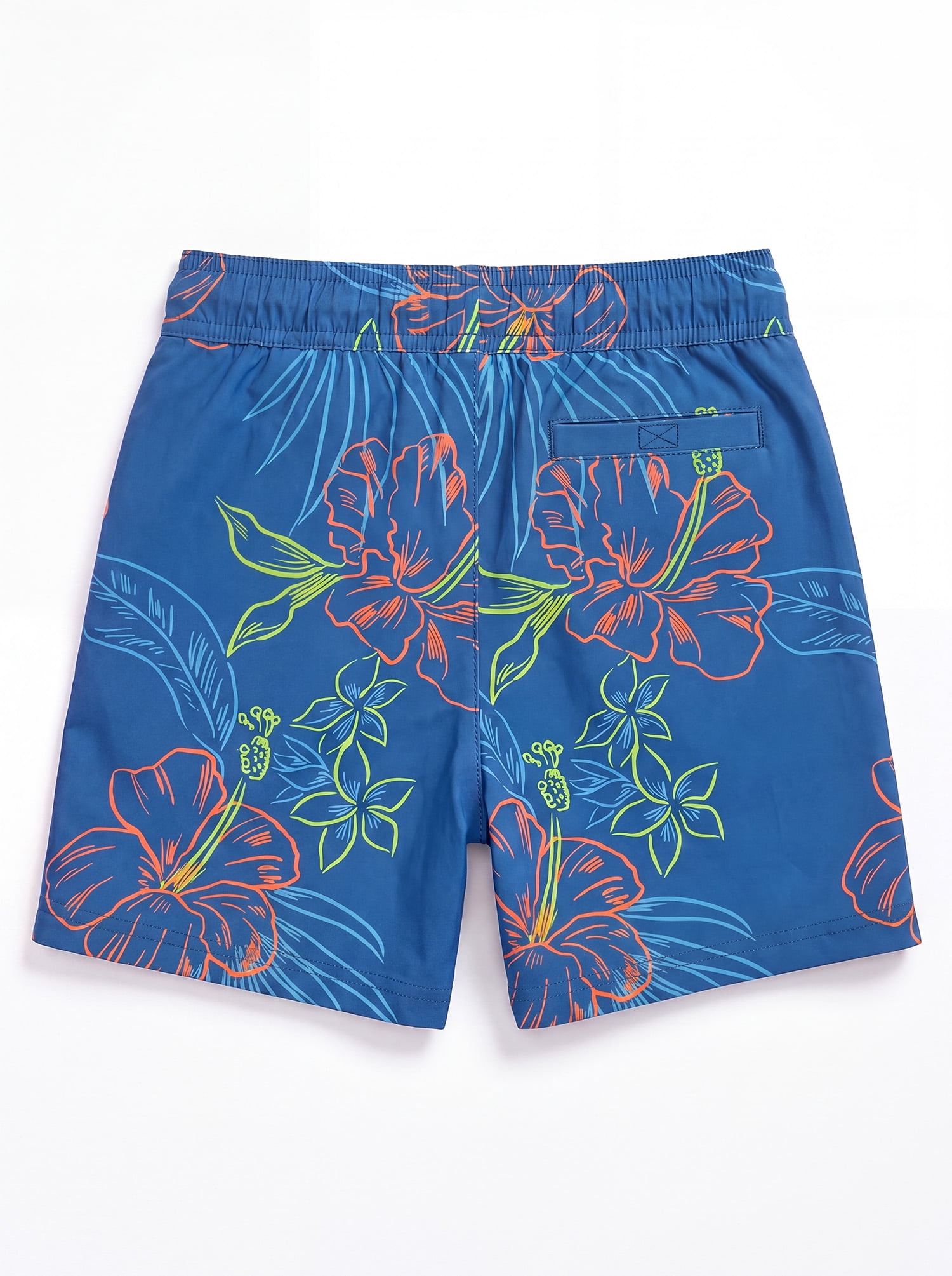 Rugged Shark Boys 6" Inseam Swim Trunks, Sizes 4-16