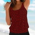 thumbnail image 2 of Linfrsh Tankini Swimsuits for Women Trendy Swim Tops Women Top Only Modest Bathing Suit Top Swimwear Plus Size ,M, 2 of 7