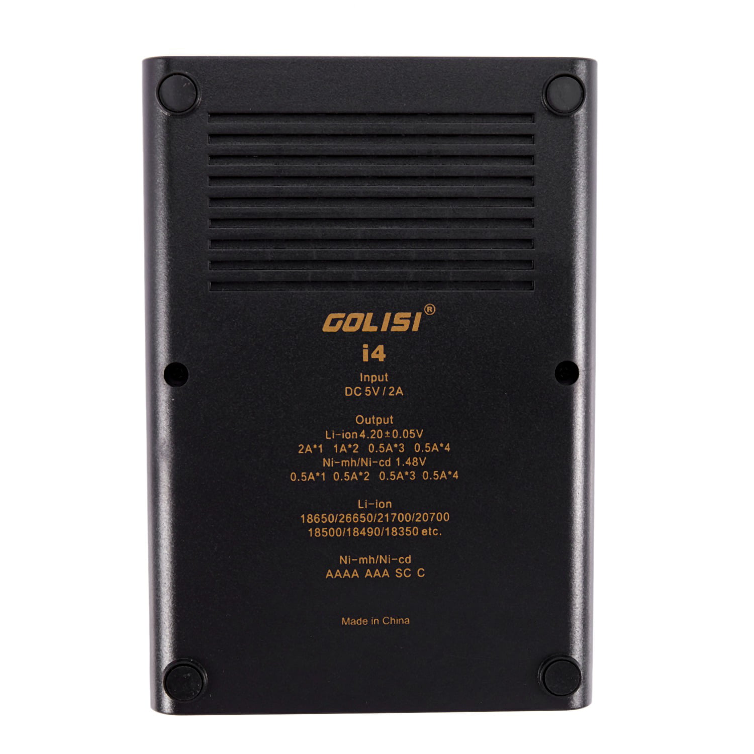 GOLISI S6 Intelligent Charger Safety Smart  Big LCD display For Batteries 6 Slot