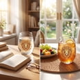 thumbnail image 5 of Astrology Sign Stemless Wine Glass, Vintage Style Constellation Glassware, Personalized Birthday Present For Friends Family, Decorative for Party Dinner Home Use, 5 of 7