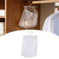 thumbnail image 4 of Bolsa De Pinzas Para La Ropa Con Red De Malla Transpirable Para Colgar Para Baño Hotel Blanco Sunnimix Bolsas de red de secado colgantes, 4 of 8