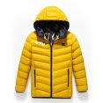 thumbnail image 7 of Odeerbi Teen Boys Girls Heated Jacket Winter Thermal Heated Coat Plus Size USB Intelligent Constant Temperature Heated Windproof Coat Children 3 Heated Jacket Teen Clothes Yellow, 7 of 7