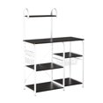 thumbnail image 3 of Veryke 4-Tier Kitchen Baker's Rack Storage Shelf, Microwave Stand with 10 Hooks for Organizer Workstation, 3 of 6