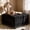 Black, variant on Arouseden Light Gray Cube Storage Ottoman,Square Storage Ottomans with Nailhead Trim Design,Upholstered Ottoman Coffee Table,Home Decor Foot Rest for Living Room