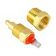 thumbnail image 2 of Interruptor de ventilador de grado, interruptor de temperatura del termostato del ventilador de 185 a 175 grados dorado Interruptor del ventilador de enfriamiento del motor Diseño exquisito, 2 of 9