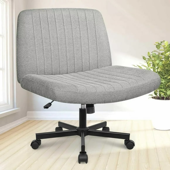 Zocalo Silla Ergonómica SIN Brazos con Asiento EXTRA Ancho (65cm) | Altura Ajustable 74-86cm, Respaldo Inclinable