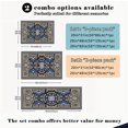 thumbnail image 3 of Kitchen Rugs Sets of 3 Non Slip Washable Kitchen Mats for Floor, Waterproof Kitchen Runner Rug, Floor Mat Carpet for Entryway, Laundry, Sink, Hallway, Bathroom, 3 of 10