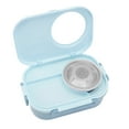 thumbnail image 3 of Thermal Bento Box, Double Layer Bento Containers 1450ml  For Picnic Brown,Green,Pink,Beige,Yellow,Light Blue, 3 of 8