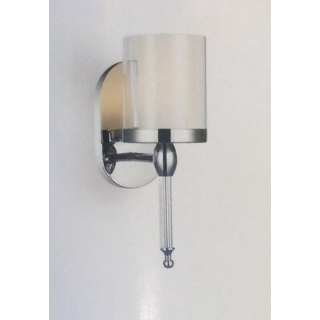 

1 Light Bathroom Sconce with Chrome finish