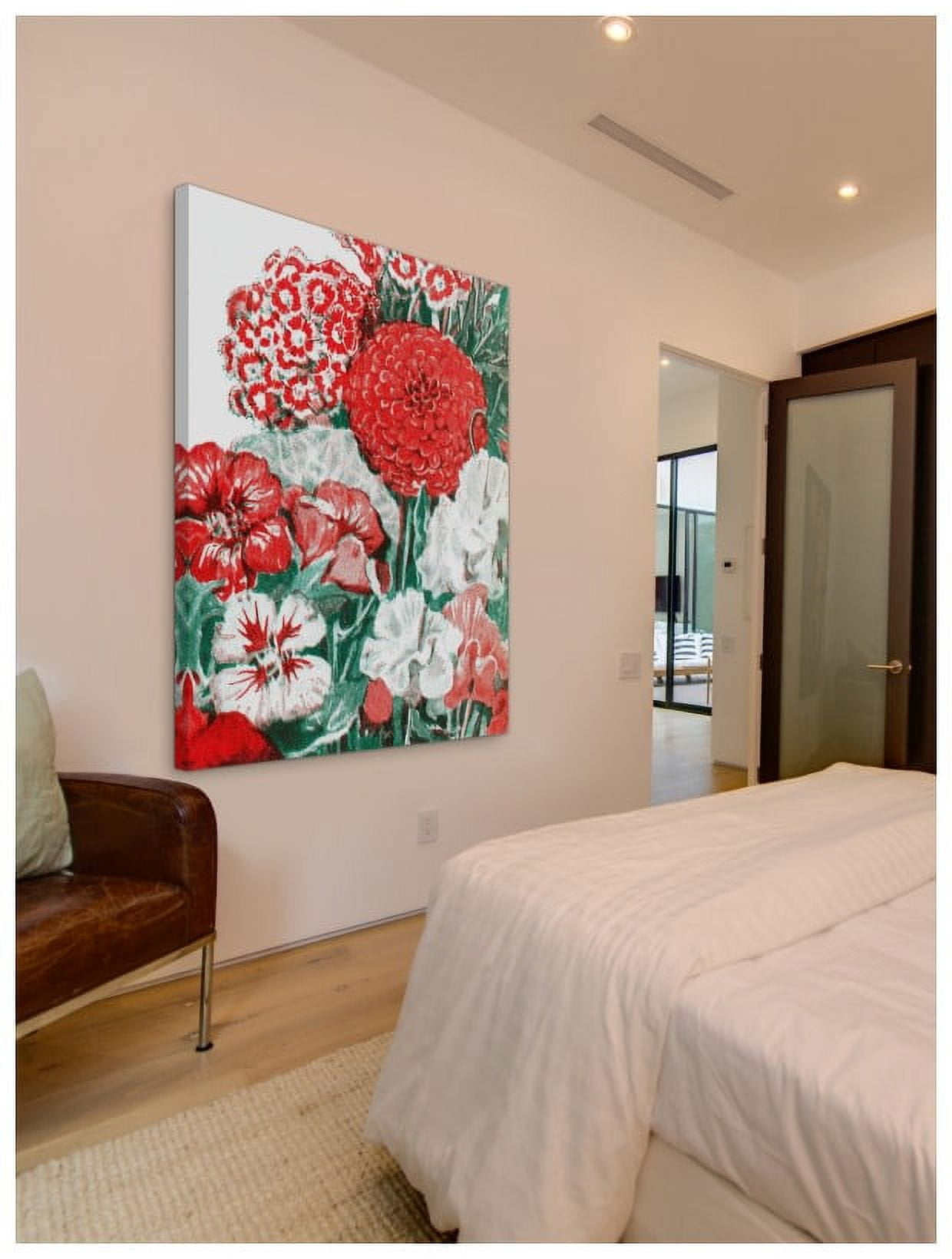 Marmont Hill "Seeds Flowers 1" Painting Print on Canvas