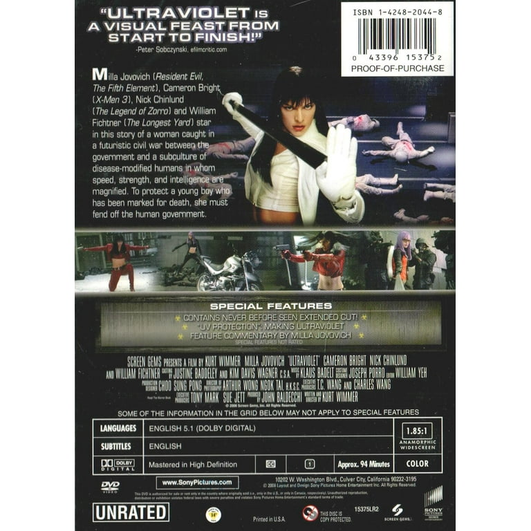 その他 Ultraviolet [DVD] [Import] ULTRAVIOLET (REGION FREE IMPORT - LIMITED EDITION) BLU-RAY