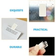 thumbnail image 3 of HEANUJJ Transparent Spring Clip for Daily Use Self Adhesive Plastic and Iron Clips Ideal for ID Cards Badges Small Applications 25Pcs, 3 of 8
