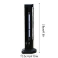 Riohave LED Tower Fan With Side Light Portable USB Powered Fan With