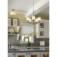 thumbnail image 2 of Progress Lighting, Alexa Collection, 2-Light Semi-Flush, Brushed Nickel, White Linen Finished Glass, 2 of 3